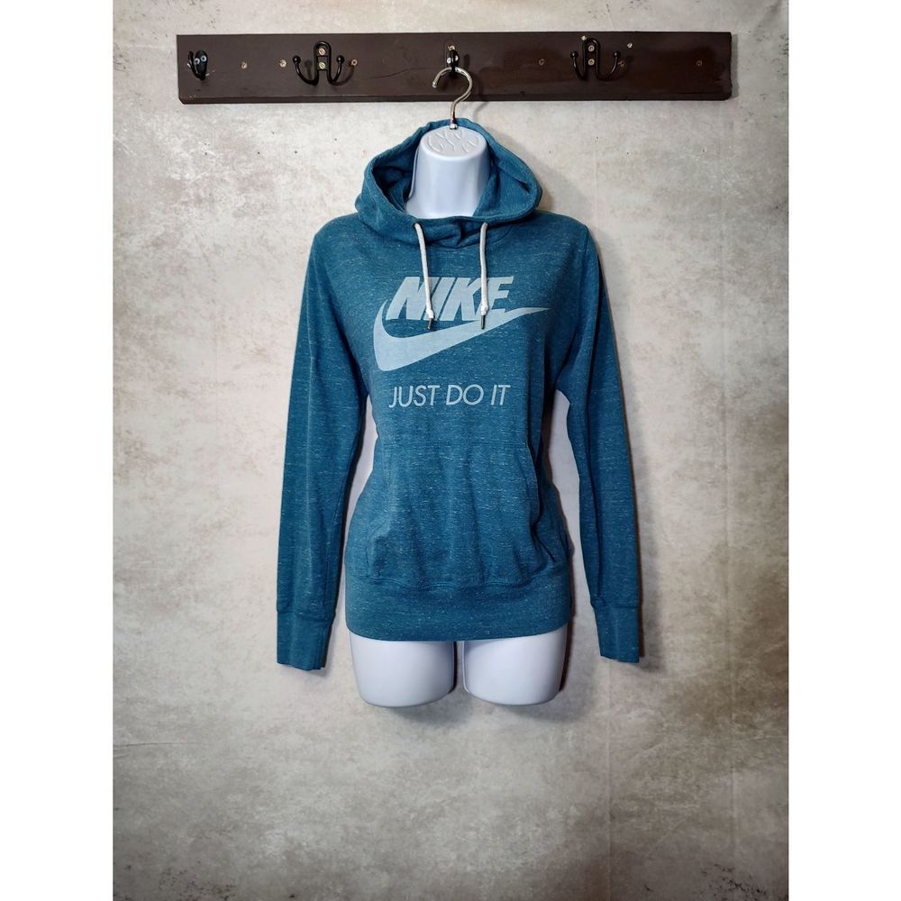 Nike lightweight turquoise hoodie size large